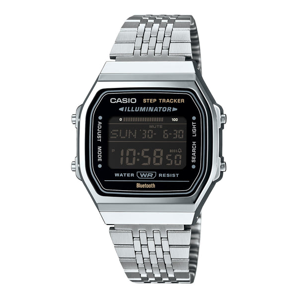 ABL-100WE-1B Casio reloj unisex con pulsera de metal con bluetooth — original con garantía, La Relojería GT
