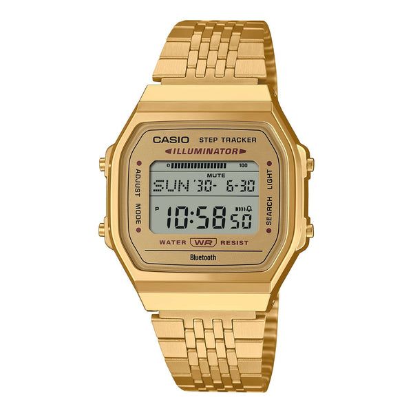 100WEG Reloj Casio Vintage Unisex Acero Inoxidable Dorado - Reloj original en Guatemala