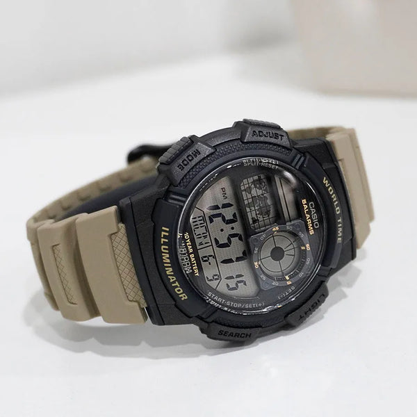 AE-1000W-5AV Reloj Casio de hombre correa de silicona 48 mm 10 años de bateria — imagen 2 de 3