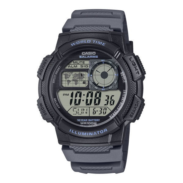 AE-1000W-8AV Reloj Casio de hombre pulsera de resina 10 años de bateria 48 mm — original con garantía, La Relojería GT