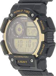 AE-1400WH-9AV Reloj Casio para Hombre, Illuminator Hora Mundial 10 Años de Batería — imagen 2 de 5