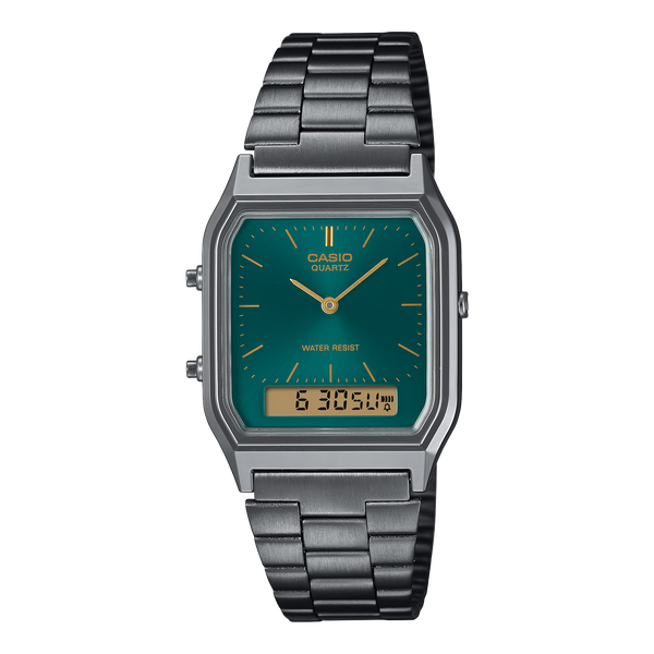 AQ-230EGG-3A Reloj Casio unisex correa de metal — original con garantía, La Relojería GT