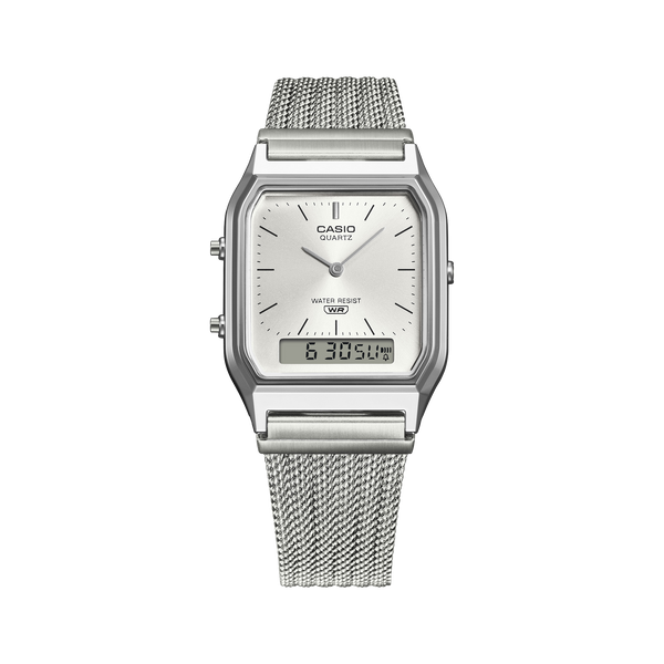 AQ-230EM-7A Reloj Casio unisex correa mesh — imagen 2 de 4