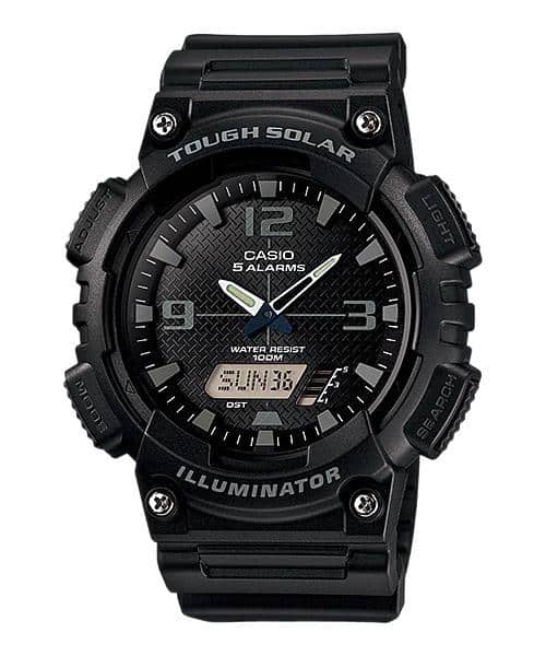 AQ-S810W-1A2V Reloj Casio Illuminator para hombre Tough solar - Negro