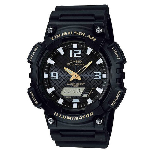 AQ-S810W-1BV Reloj Casio para Caballero, Tough Solar Illuminator 52 mm — original con garantía, La Relojería GT
