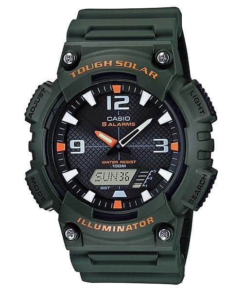 AQ-S810W-3AV Reloj Casio para Hombre, Tough Solar Illuminator 52 mm — original con garantía, La Relojería GT