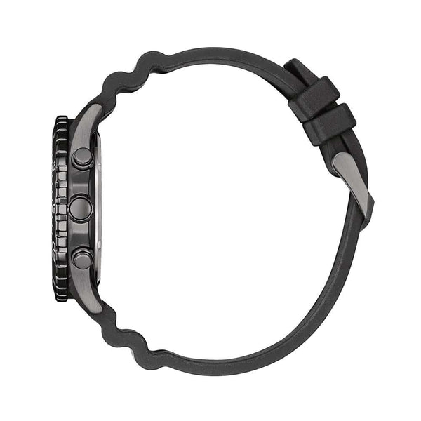 18L Citizen Eco-Drive Reloj para hombre pulsera de caucho - Vista lateral
