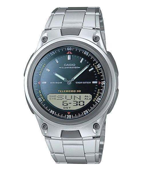 AW-80D-1AV Reloj Casio para Hombre, Illuminator 10 Años de Batería 47 mm — original con garantía, La Relojería GT