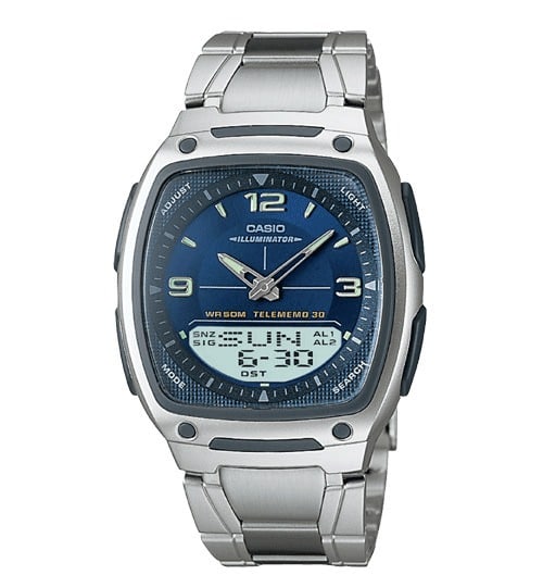 AW-81D-2AV Reloj Casio Illuminator para hombre - Plateado