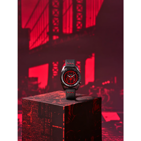 Reloj 00W Citizen Spider-Man Miles Morales Marvel Edition de caballero pulsera de piel Eco-drive - Vista lateral