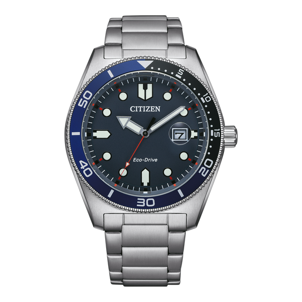 Reloj 89L Citizen Eco-Driver hombre pulsera de metal - Reloj original en Guatemala
