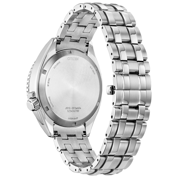 53L Citizen Eco-drive reloj para hombre pulsera de metal - Vista lateral
