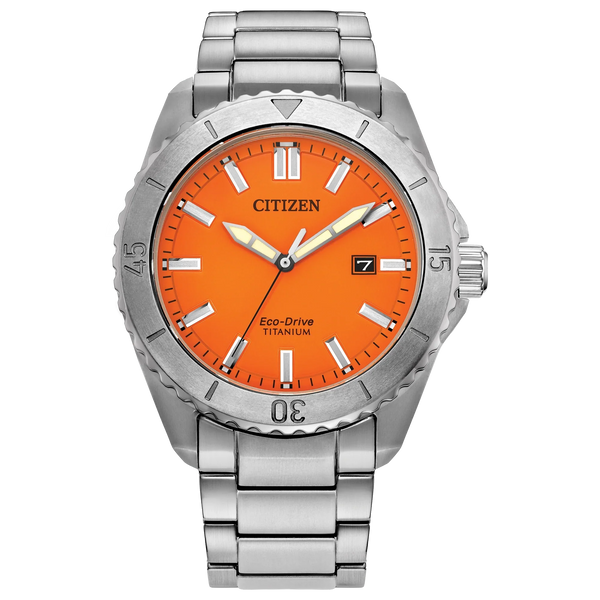 Reloj Citizen Brycen Hombre Titanio Esfera Naranja - Reloj original en Guatemala