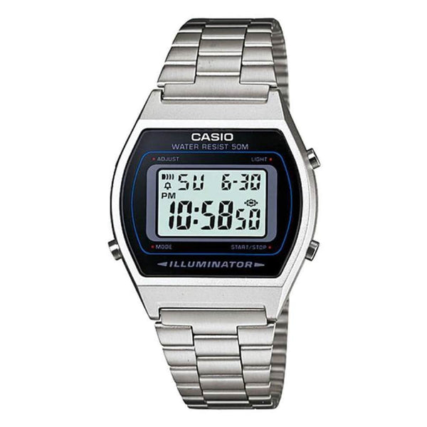 B-640WD Reloj Casio Illuminator Unisex Correa Acero - Reloj original en Guatemala