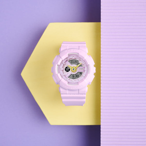 BA-110AH Reloj Baby-G Mujer Resina Lila - Vista lateral