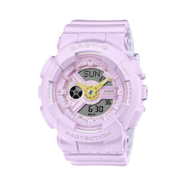 BA-110AH Reloj Baby-G Mujer Resina Lila - Reloj original en Guatemala