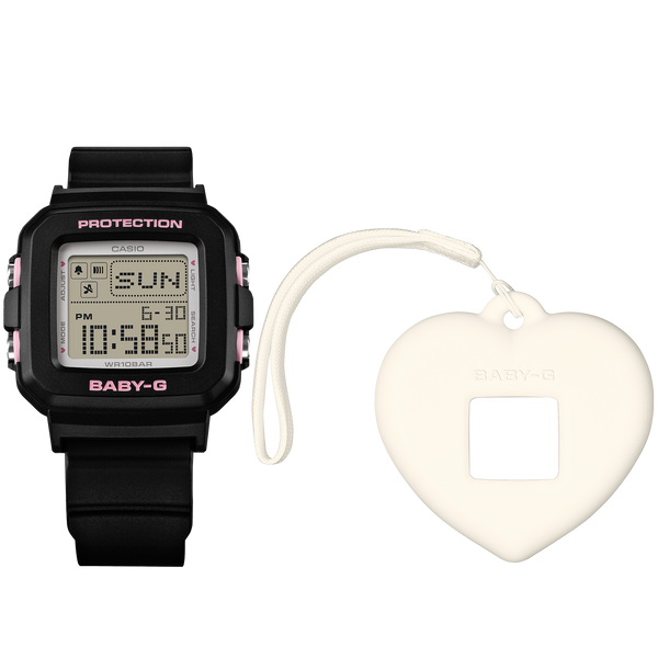 10KH-1 Reloj Casio Baby-G de mujer correa de resina - Vista lateral