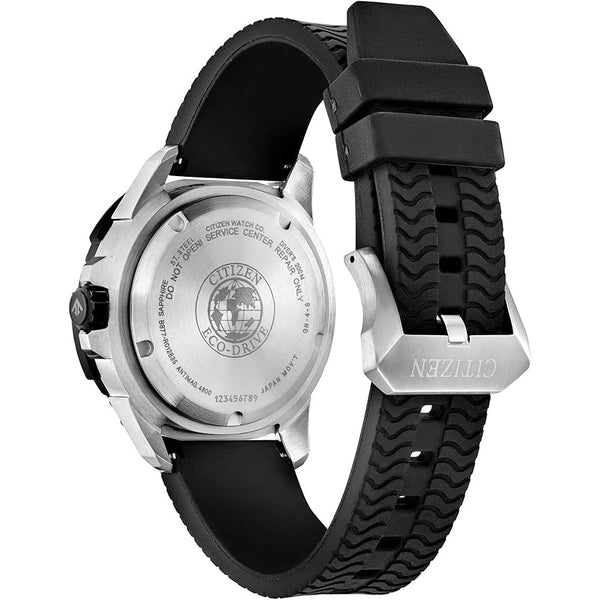 05E Reloj Citizen Eco-Drive de hombre pulsera de resina 43 mm - Vista lateral