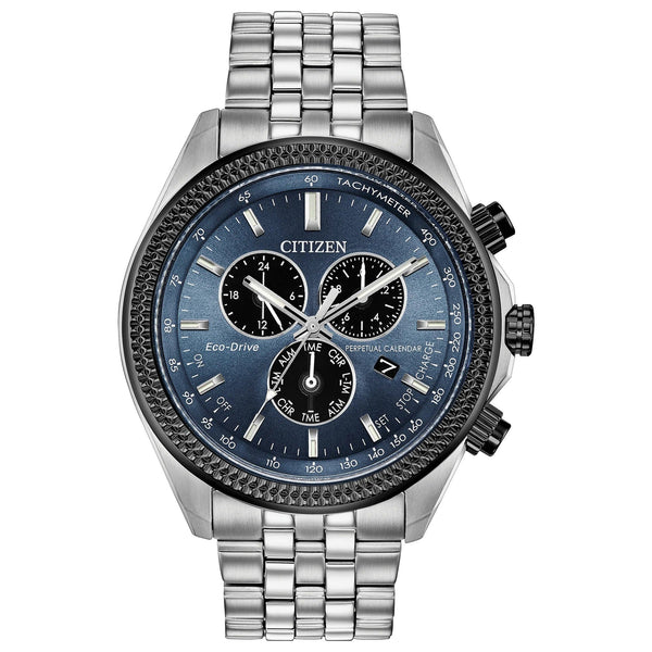 54L Reloj Citizen Eco-Drive Perpetual de hombre correa de metal - Reloj original en Guatemala