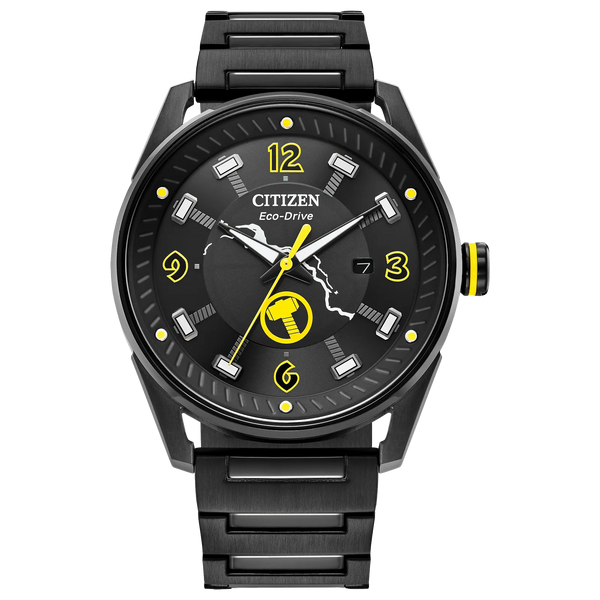 Reloj 50W Citizen Thor Marvel Edition de caballero pulsera de metal Eco-drive - Reloj original en Guatemala