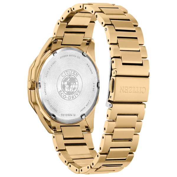 57A Reloj Citizen Corso Eco-drive de hombre pulsera de metal - Vista lateral