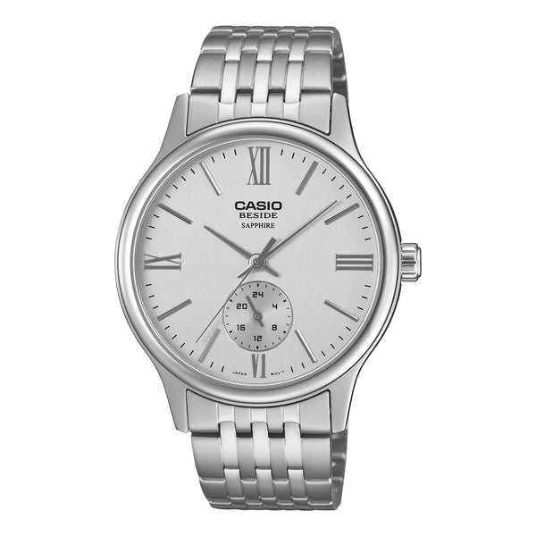 BMS-100D-7AV Reloj Casio de hombre correa de metal — original con garantía, La Relojería GT