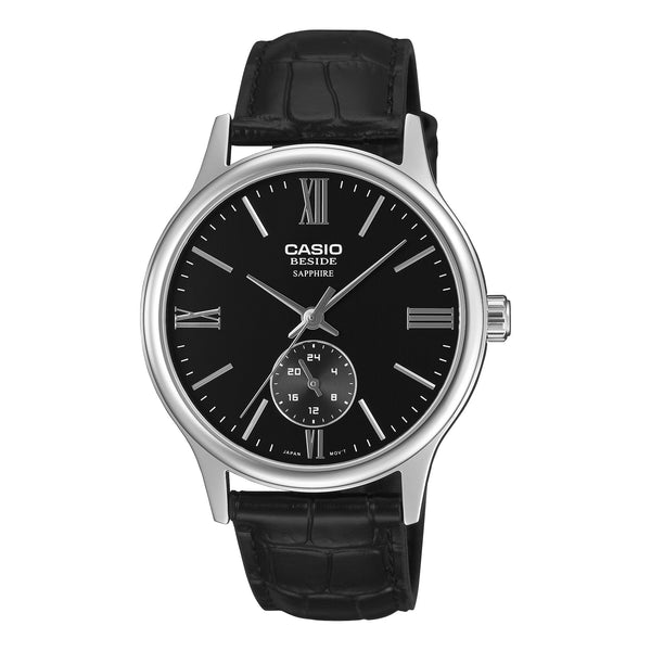 BMS-100L-1AV Reloj Casio de hombre correa de piel — original con garantía, La Relojería GT