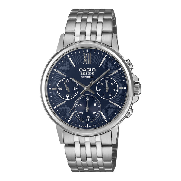 BMS-300D-2AV Reloj Casio de hombre correa de metal — original con garantía, La Relojería GT