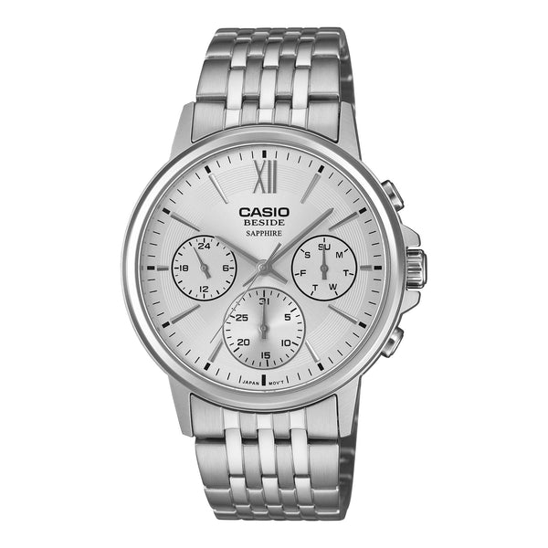 BMS-300D-7AV Reloj Casio de hombre correa de metal 46 mm — original con garantía, La Relojería GT