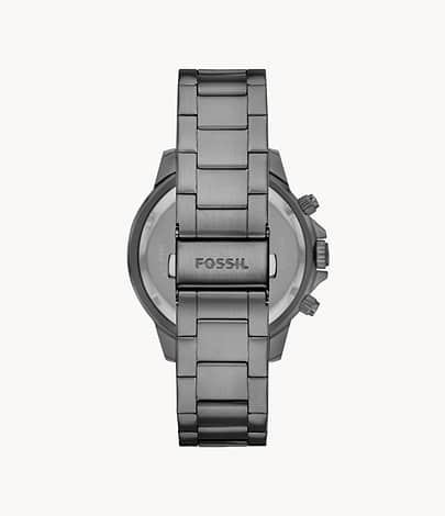 Reloj Fossil Bannon Hombre Acero Gunmetal - Vista lateral