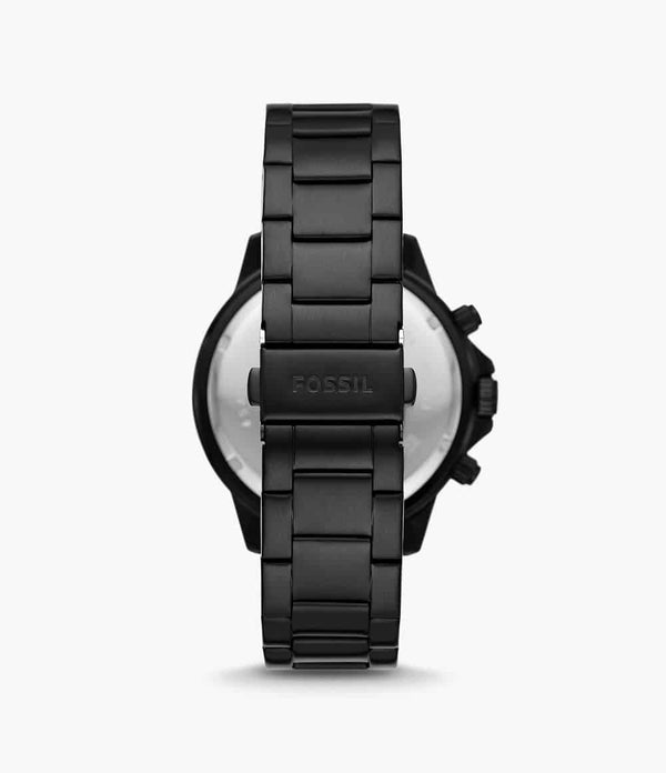 Reloj Fossil Bannon Hombre Acero Inoxidable Negro - Vista lateral