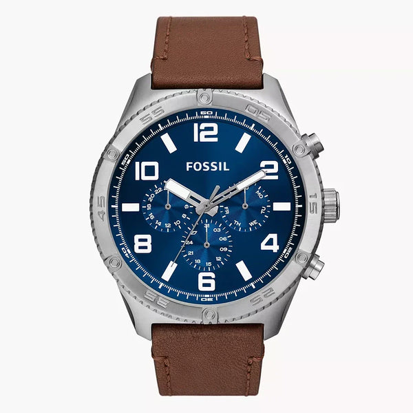DE Reloj Fossil Brox Hombre Correa Cuero Marrón Esfera - Reloj original en Guatemala
