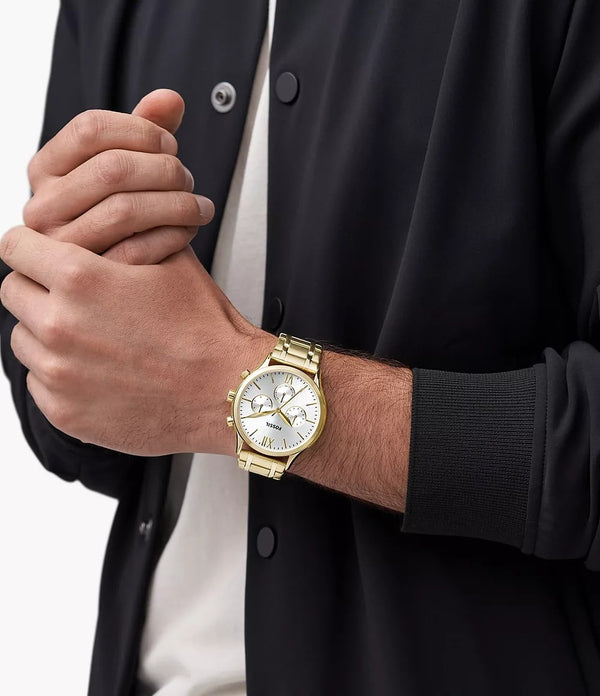 Reloj Fossil Fenmore Hombre Acero Inoxidable - Vista lateral