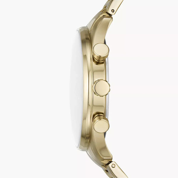 DE Reloj Fossil Sullivan Hombre Acero Dorado - Vista lateral