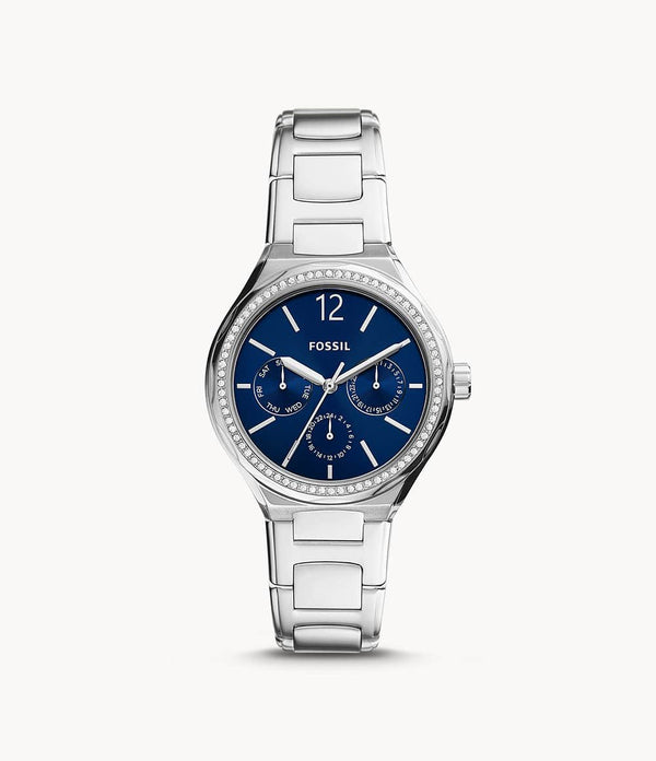 Reloj Fossil Eevie Mujer Correa Acero Azul Marino - Reloj original en Guatemala