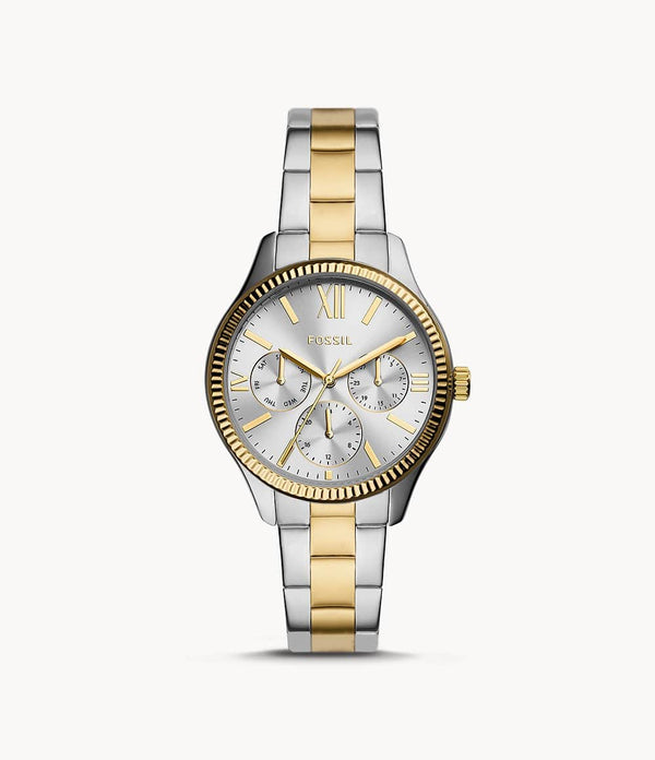 RYE Reloj Fossil Rye Mujer Acero Bicolor Esfera - Reloj original en Guatemala