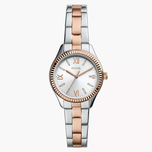 Reloj Fossil BQ3928 Rye de dama pulsera de metal - Acero Inoxidable Bicolor
