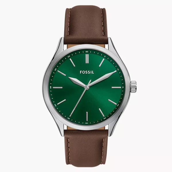 DE Reloj Fossil Fenmore Hombre Cuero Verde Esmeralda - Reloj original en Guatemala