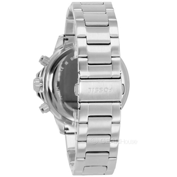 Reloj Fossil Bannon Hombre Pulsera Acero Azul - Vista lateral