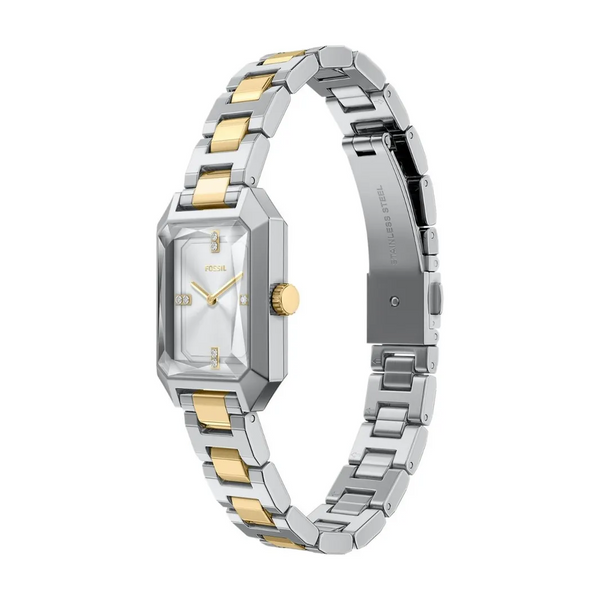 Reloj Fossil Bridget de dama banda de metal - Vista lateral