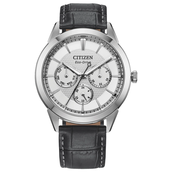 01A Reloj Citizen Rolan Hombre Correa Piel Negra - Reloj original en Guatemala