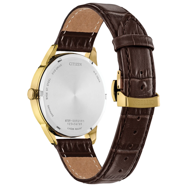 06E Reloj Citizen Rolan de hombre pulsera de piel 40 mm Eco-drive - Vista lateral