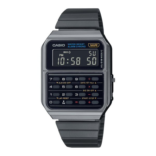 CA-500WEGG-1B Reloj Casio Unisex Calculadora Alarma Cronógrafo — original con garantía, La Relojería GT