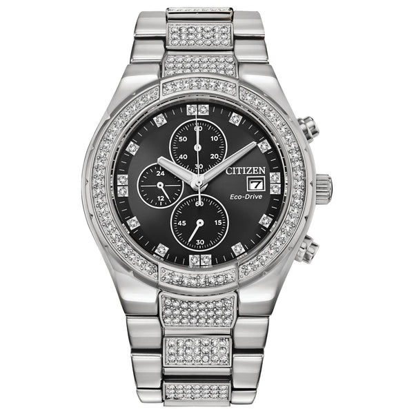 53E Reloj Citizen Crystal de hombre correa de metal Eco-Drive - Reloj original en Guatemala