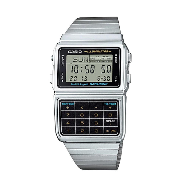 DBC-611-1 Reloj Casio para Hombre, Illuminator Data Bank — original con garantía, La Relojería GT