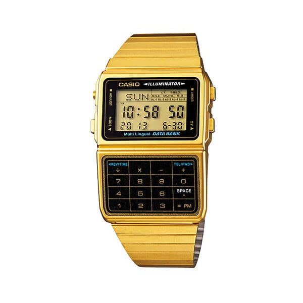 DBC-611G-1 Reloj Casio para Hombre, Illuminator Data Bank — original con garantía, La Relojería GT