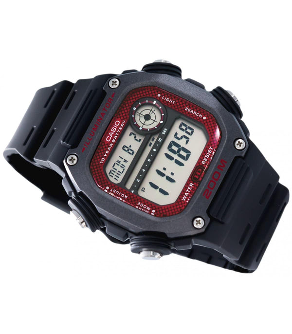 DW-291H-1BV Reloj Casio para Hombre, Illuminator 10 Años de Batería — imagen 2 de 3