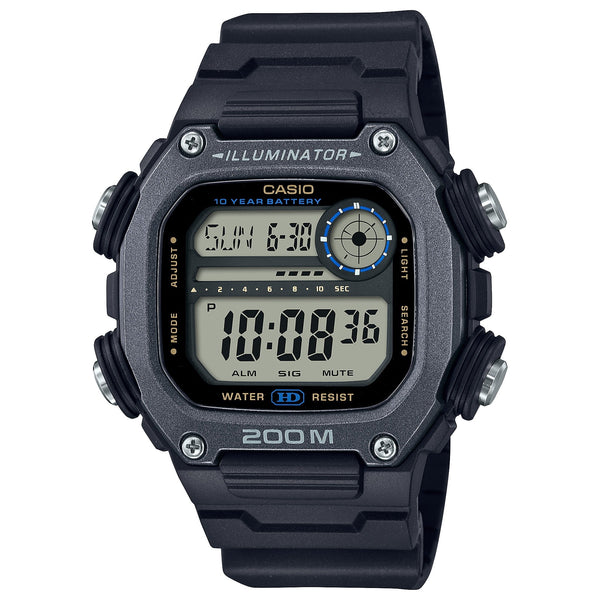 DW-291HX-1AV Reloj Casio para Hombre, Illuminator 10 Años de Batería 50 mm — original con garantía, La Relojería GT