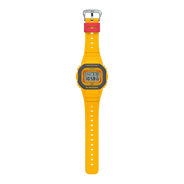 DW-5610Y Reloj G-Shock Hombre Resina Amarillo - Vista lateral