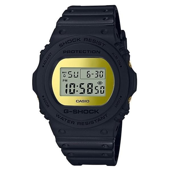 DW-5700BBMB Reloj G-Shock Cuadrado Unisex Resina Negro - Reloj original en Guatemala